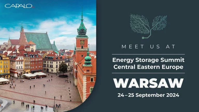 Join us at the Energy Storage Summit Central Eastern Europe 2024. Visit the Capalo AIstand to meet our team.