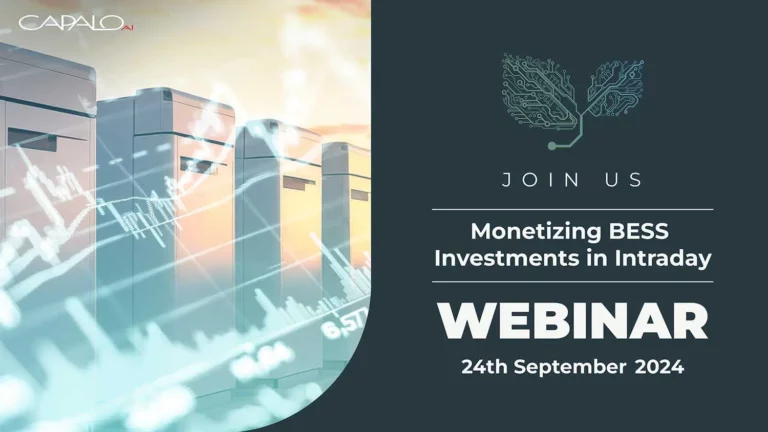 Join us for an online event where industry experts will discuss how BESS can be monetized on the Intraday market.