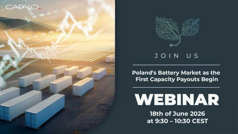 Join us for an online event where we'll discuss Poland's BESS market opportunity and how Zeus VPP™ maximizes revenue as the first capacity payouts begin.