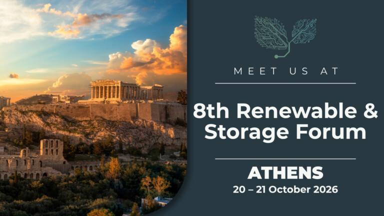Meet us at The 8th Renewable & Storage Forum