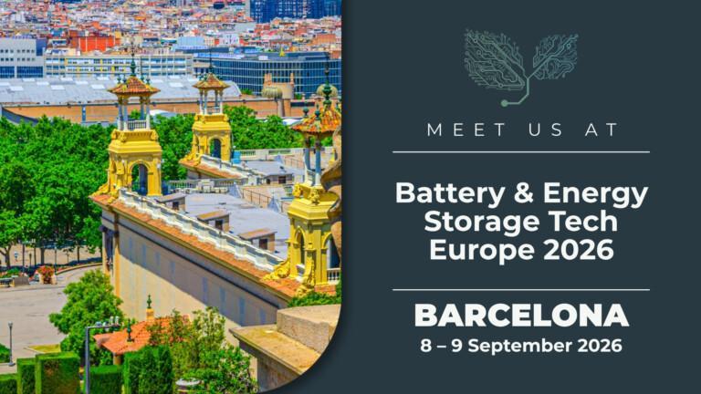 Meet us at The Battery & Energy Storage Tech Europe 2026