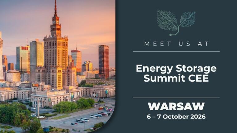 Meet us at The Energy Storage Summit Central Eastern Europe