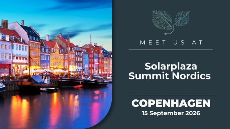 Meet us at The Solarplaza Summit Nordics 2026
