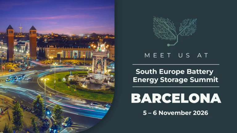 Meet us at The South Europe Battery Energy Storage Summit 2026