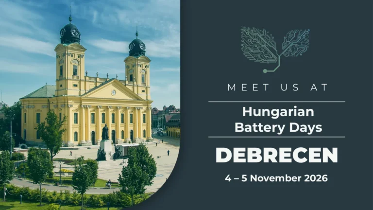 Meet us at The Hungarian Battery Days 2026