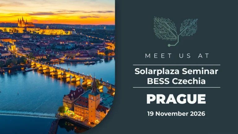 Meet us at The Solarplaza Seminar BESS Czechia