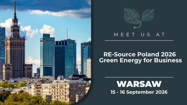 Meet us at The RE-Source Poland 2026 Green Energy for Business